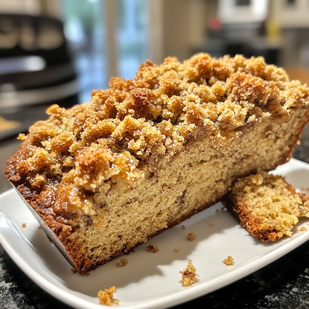 Banana Bread with Brown Sugar Streusel Recipe