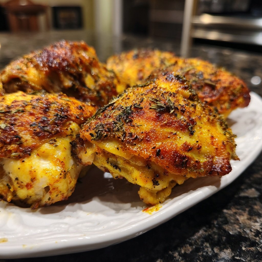 Baked Chicken Thighs With Paprika
