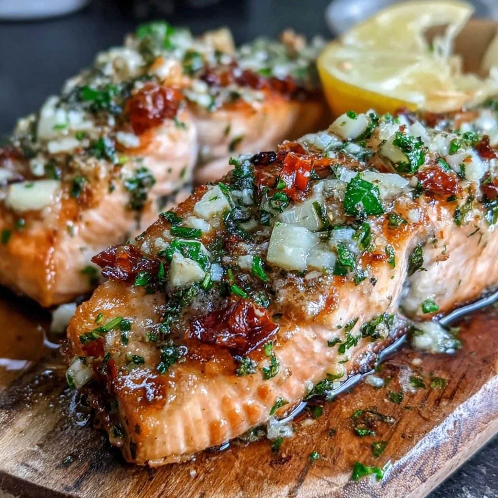 Spring Dinner Lemon Butter Salmon