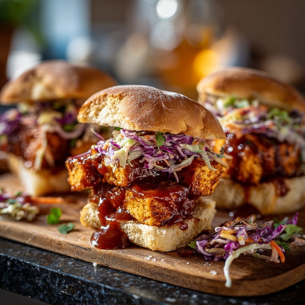 BBQ Tofu Sliders
