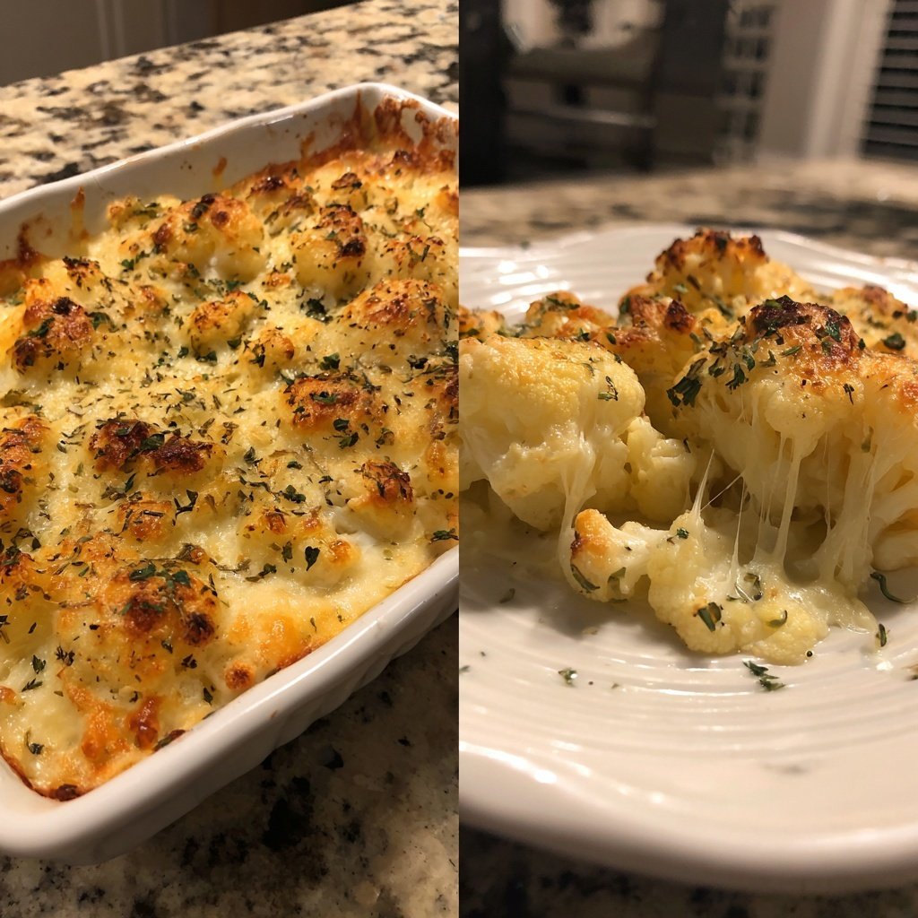 Sunday Roasted Cauliflower Gratin