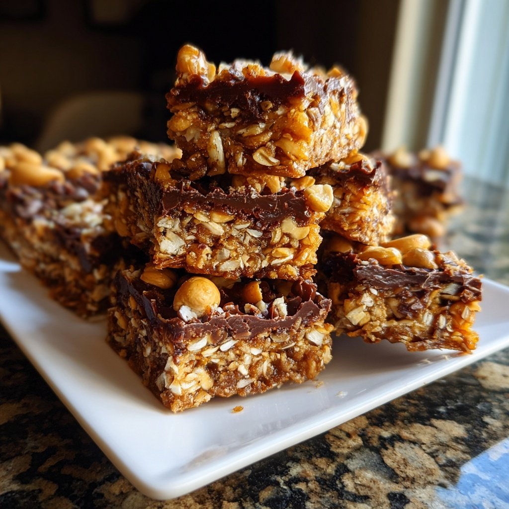 Chocolate Coconut Cashew Squares