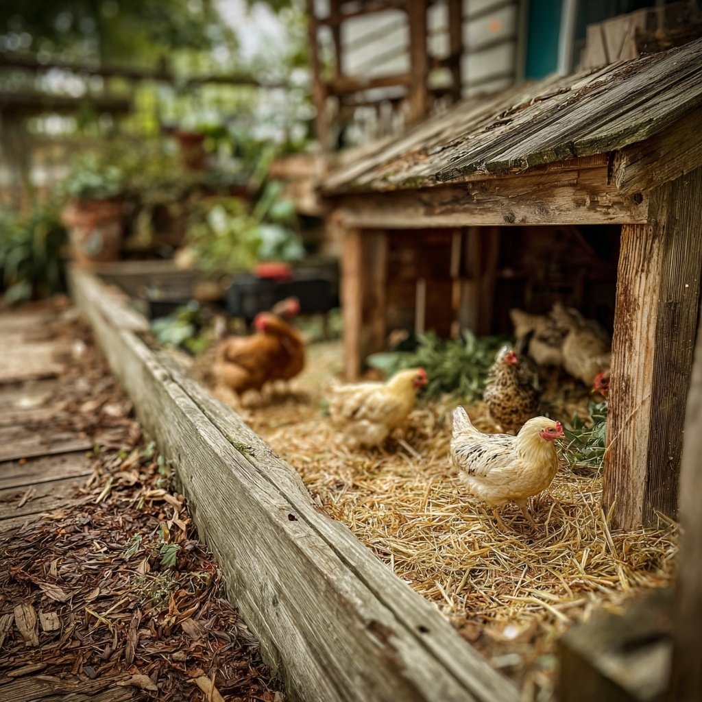 DIY Backyard Chicken Run Setup