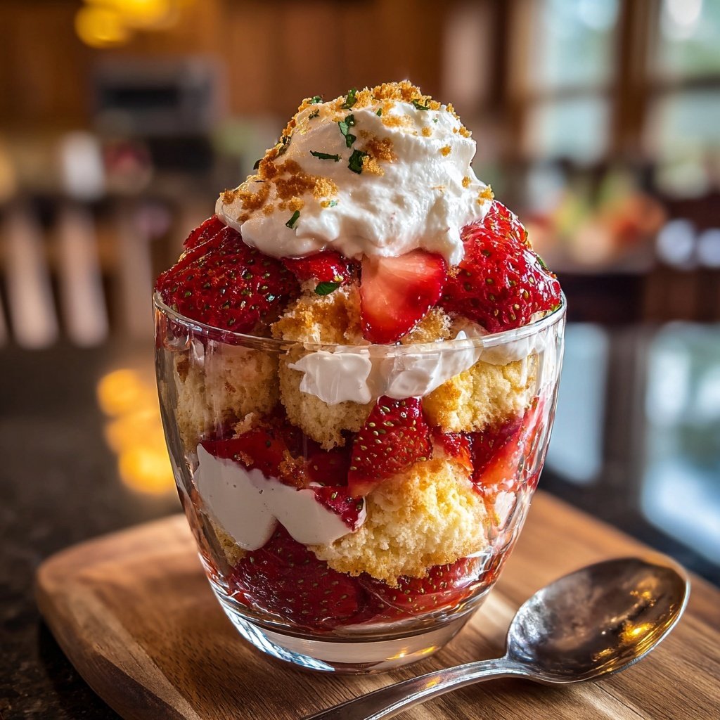 Classic Strawberry Shortcake Parfaits