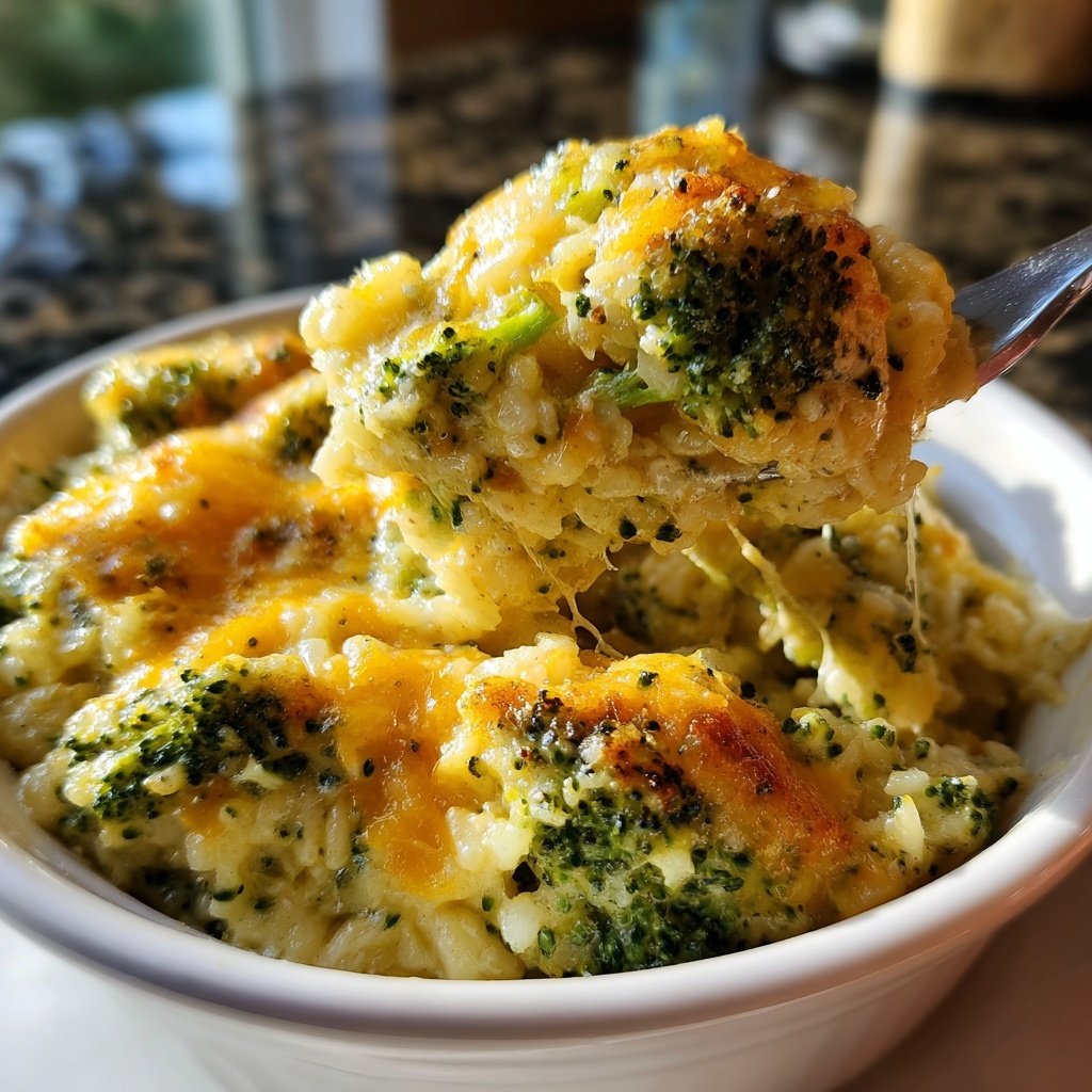 Sunday Baked Creamy Broccoli Rice