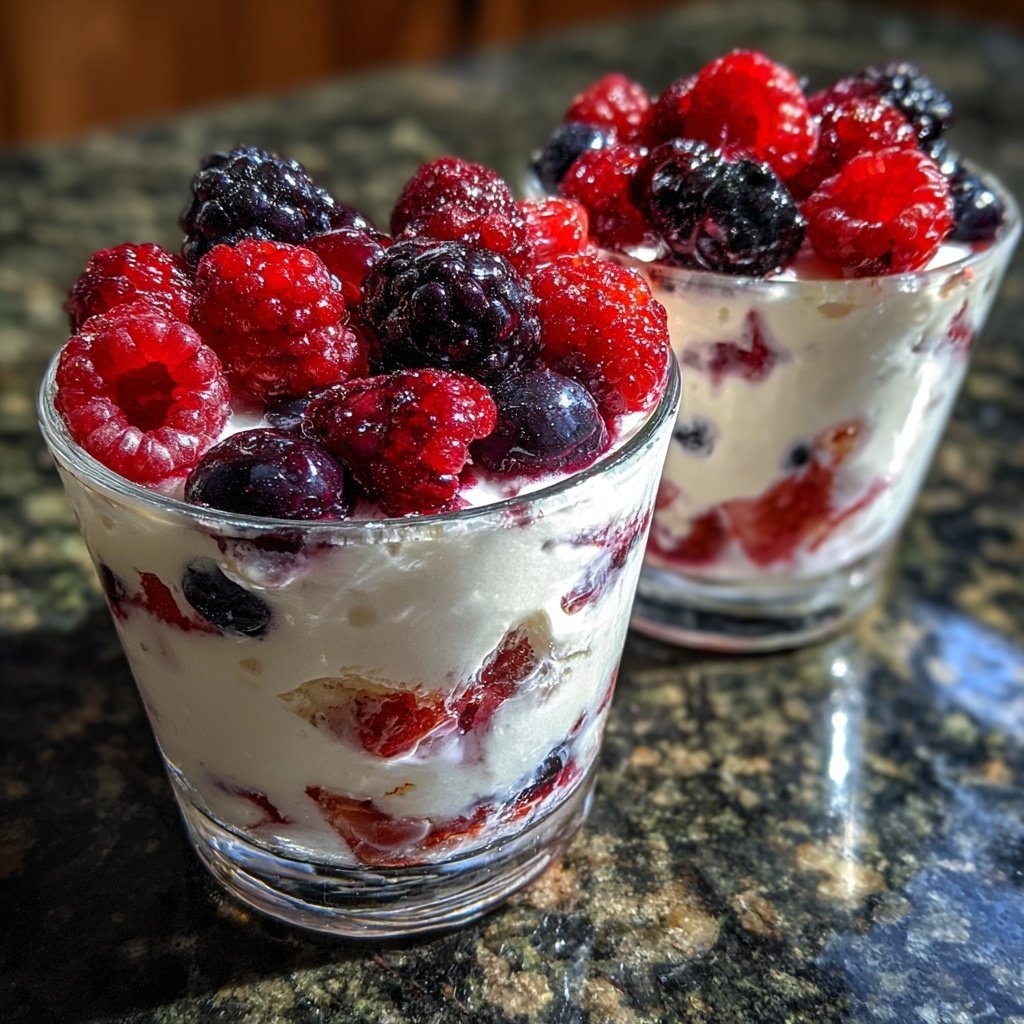 Berry Parfaits for Valentine’s Day