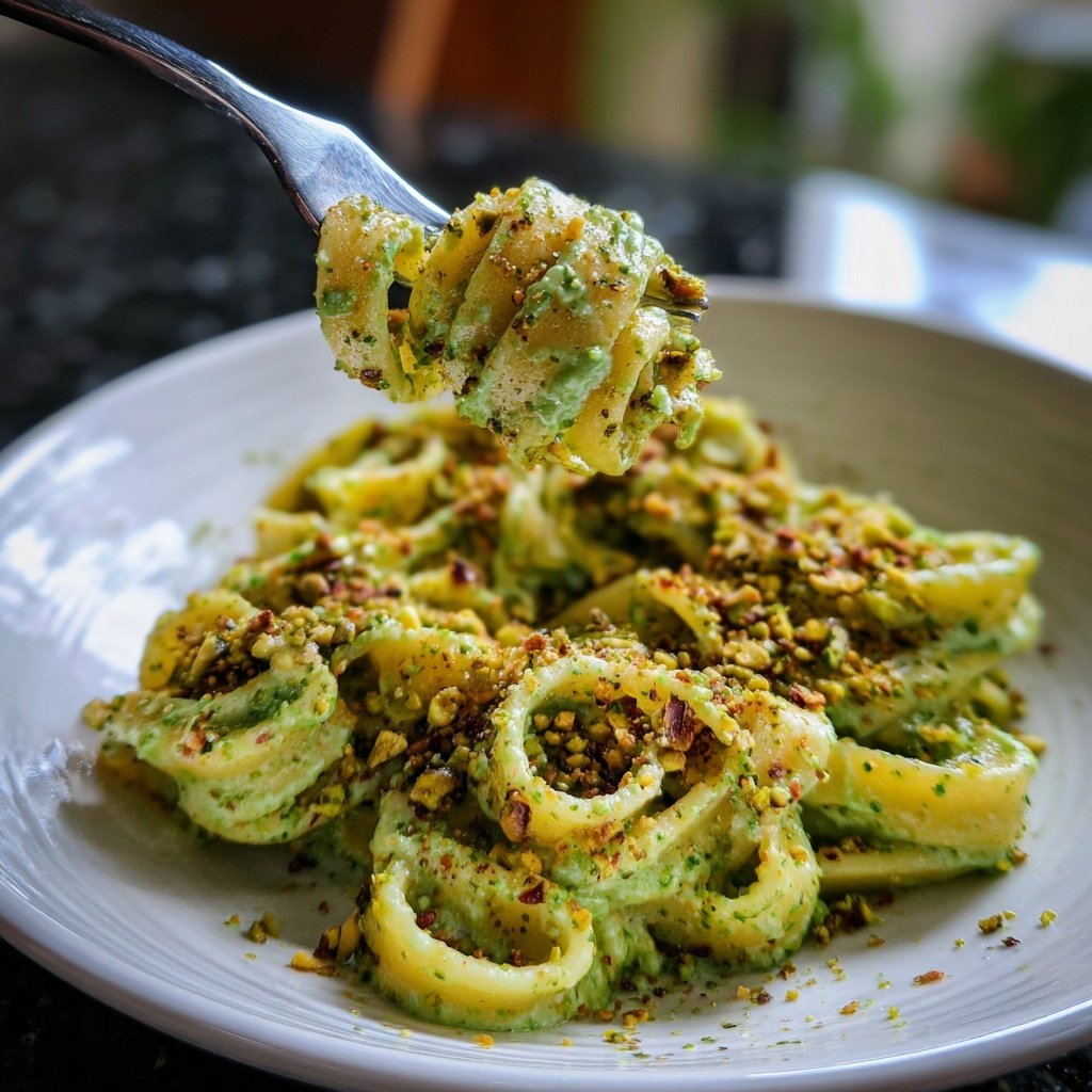 Pasta with Pistachio Cream