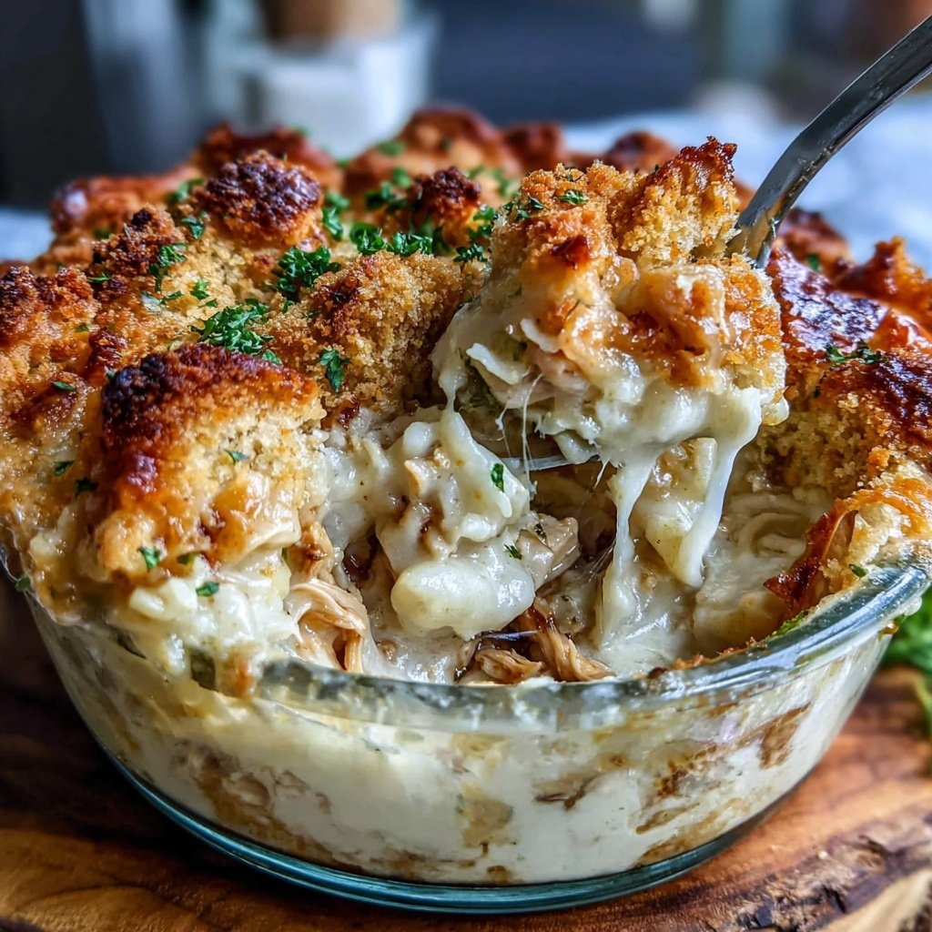 Rotisserie Chicken Pot Pie Casserole
