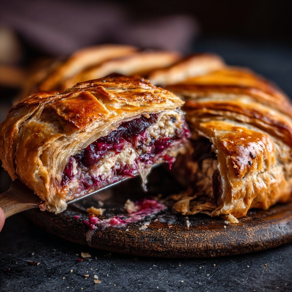 Beet Wellington with Goat Cheese