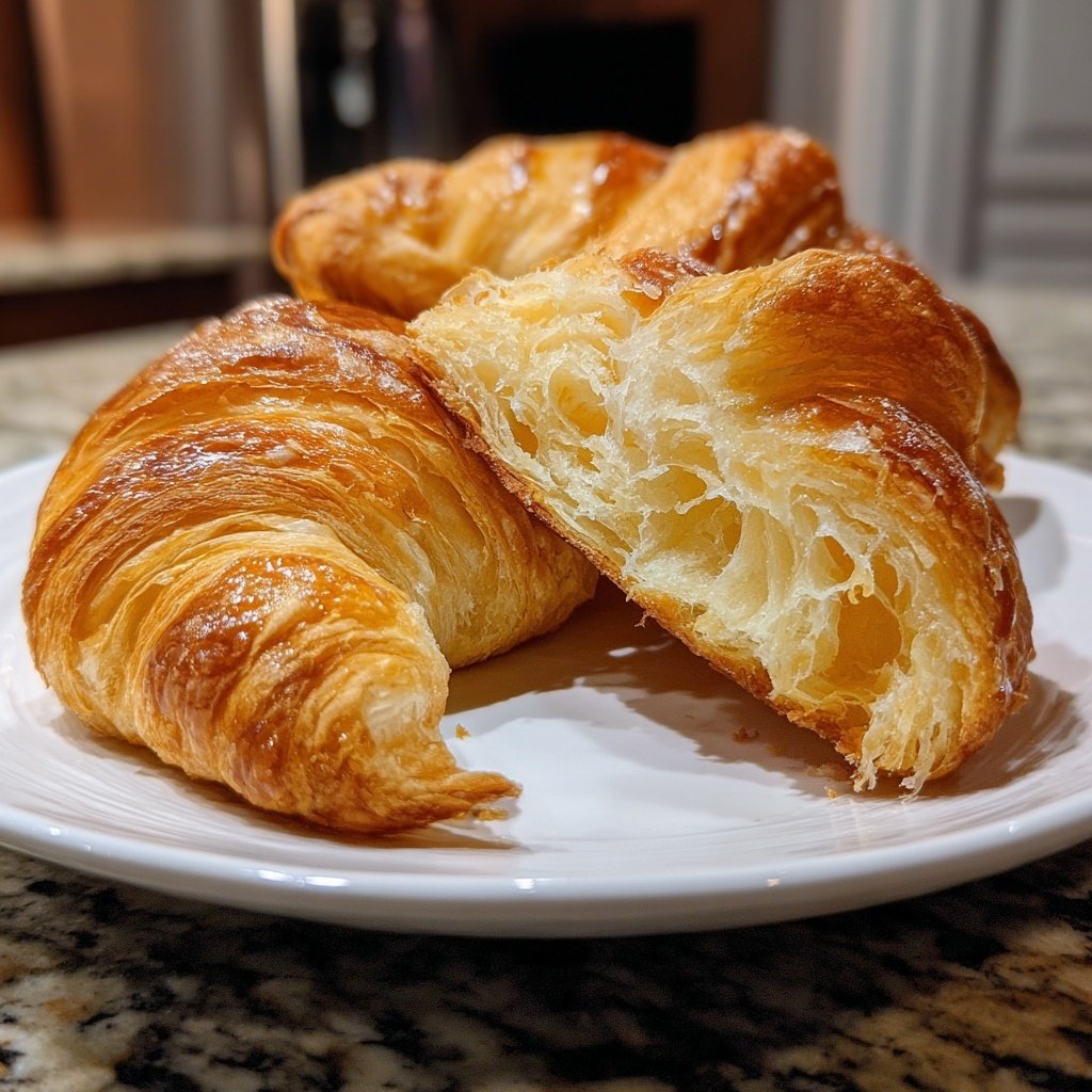 Buttery Homemade Croissants