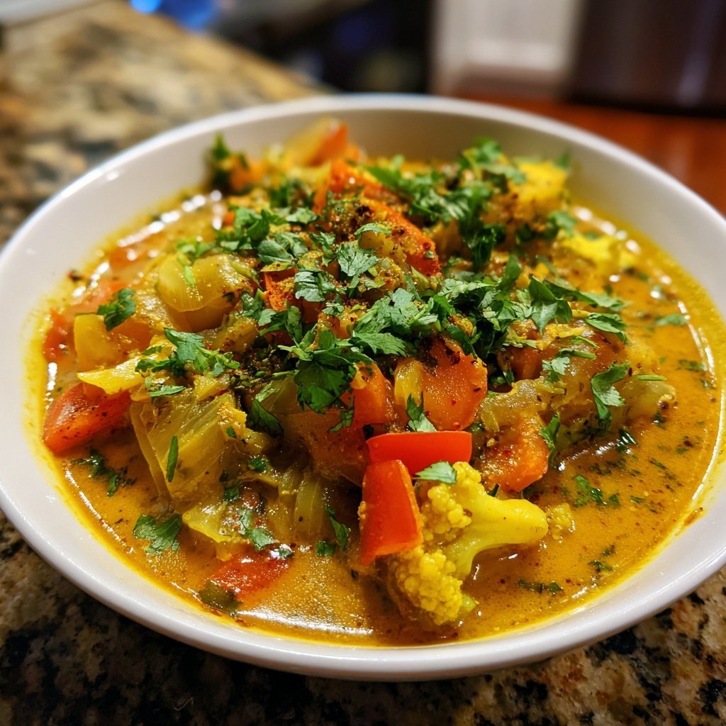 Jamaican Coconut Vegetable Curry
