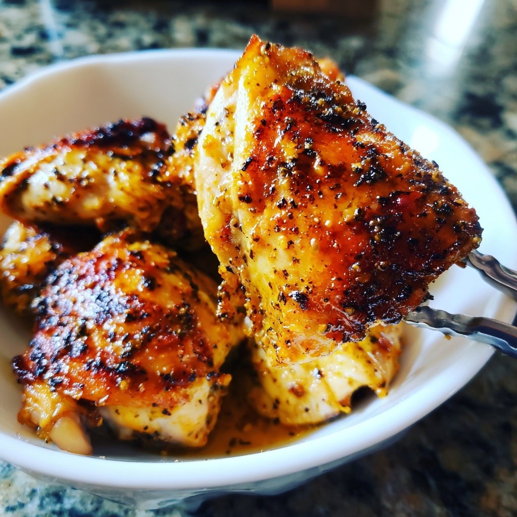 Honey Mustard Chicken Thighs
