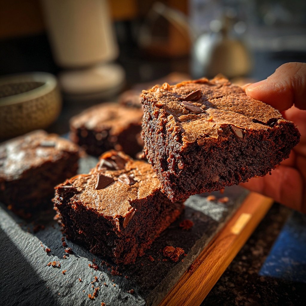 Chewy Brownies With Starter
