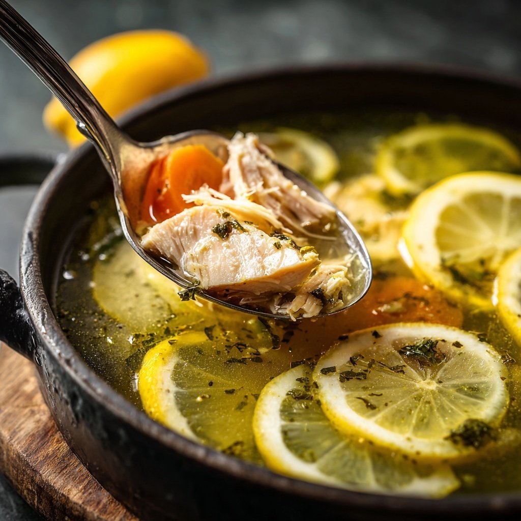 Spring Chicken Soup With Lemon