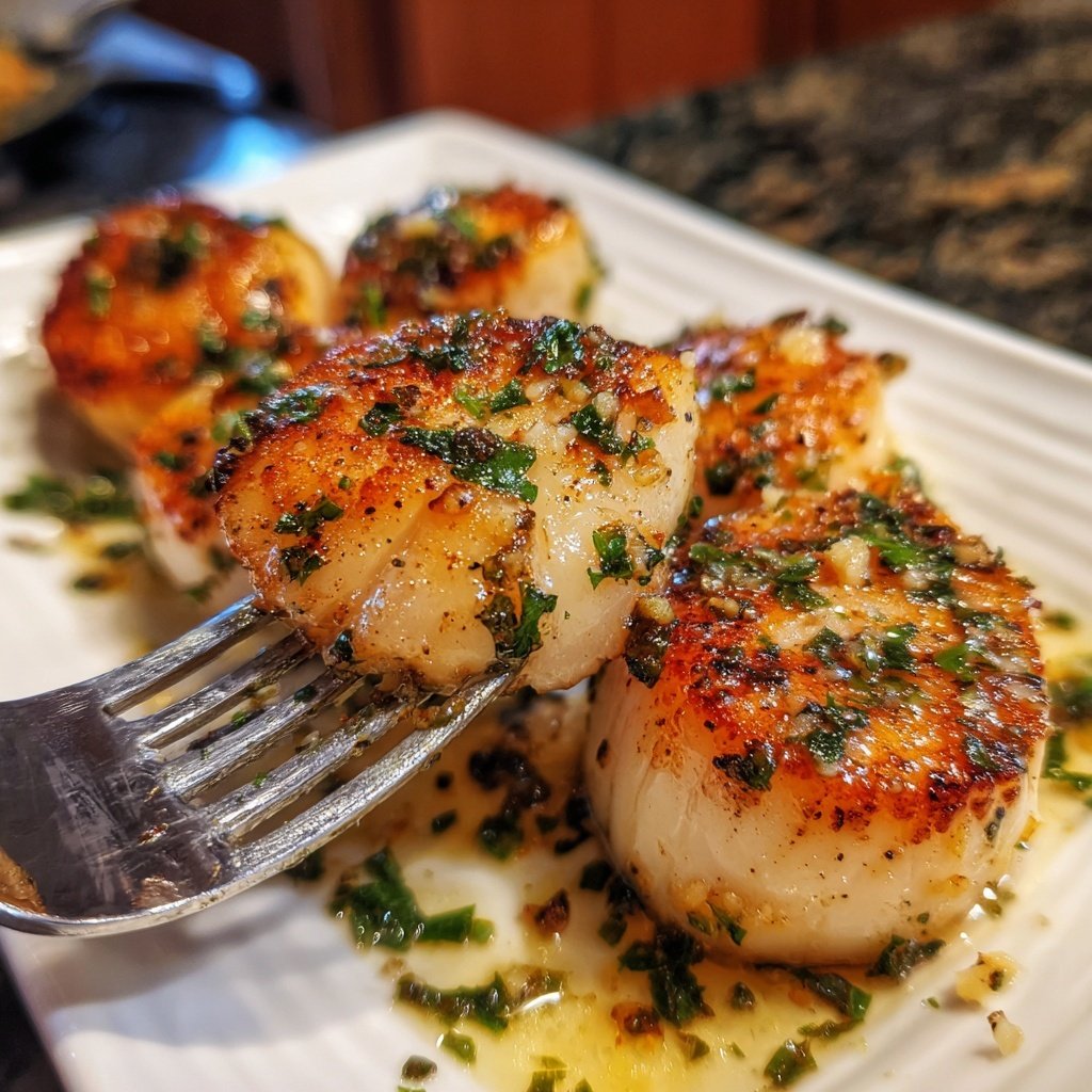 Romantic Garlic Butter Scallops