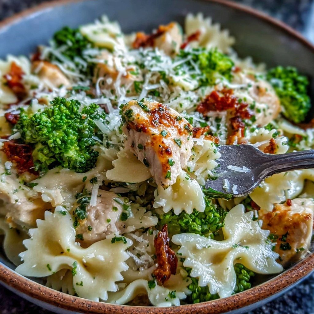 Bow Tie Pasta With Chicken And Broccoli