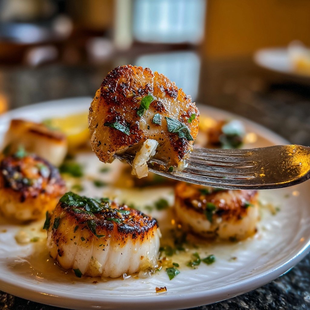 Romantic Seared Scallops