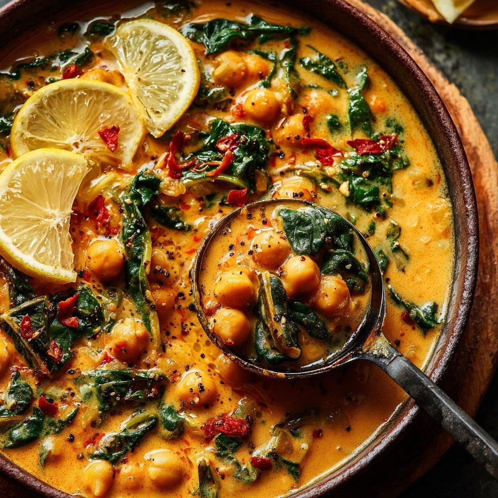 Creamy Lemon Chickpea Stew