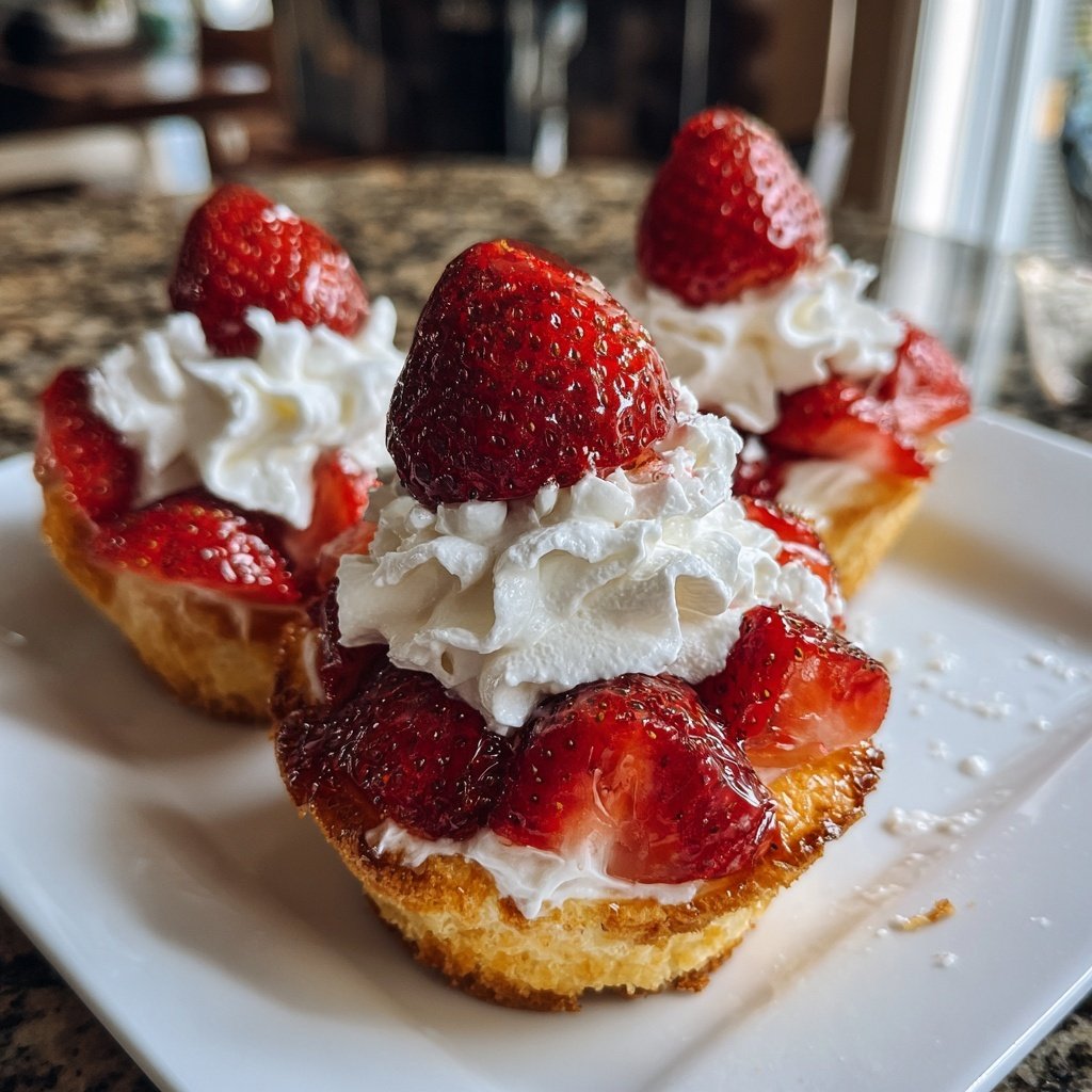 Classic Strawberry Shortcake Cups